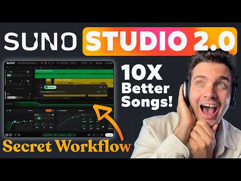 Thumbnail for I Made a Hit Song with Suno Studio 2.0 (Step-by-Step)