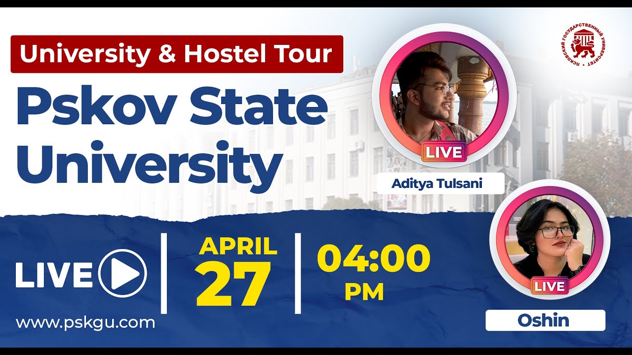 University and Hostel Tour | Pskov State University | MBBS IN RUSSIA