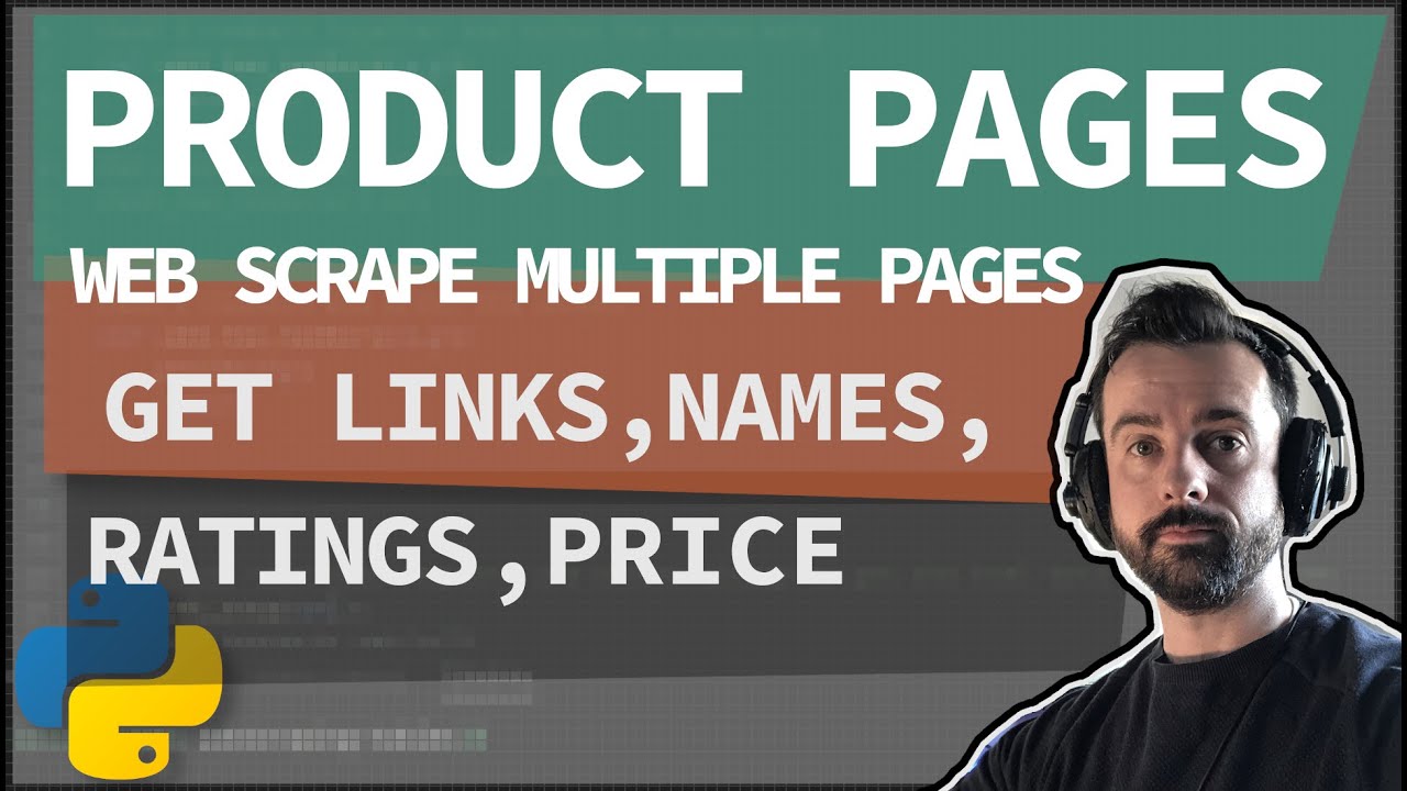 New Web Scraping with Python: Ecommerce Product Pages. In Depth including troubleshooting