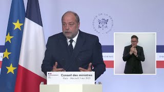 Justice Law: Éric Dupond-Moretti presents the programming bill