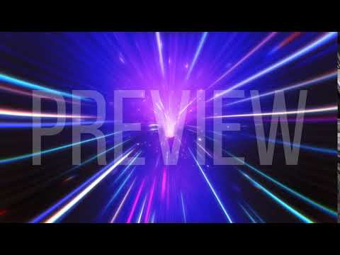 Neon VJ Light Tunnel (Animated Background)