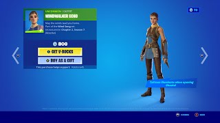 Fortnite Item Shop 8 September 2021. New Outfit Windwalker Echo