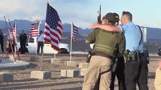 How a candlelight vigil in St. George honors fallen officers