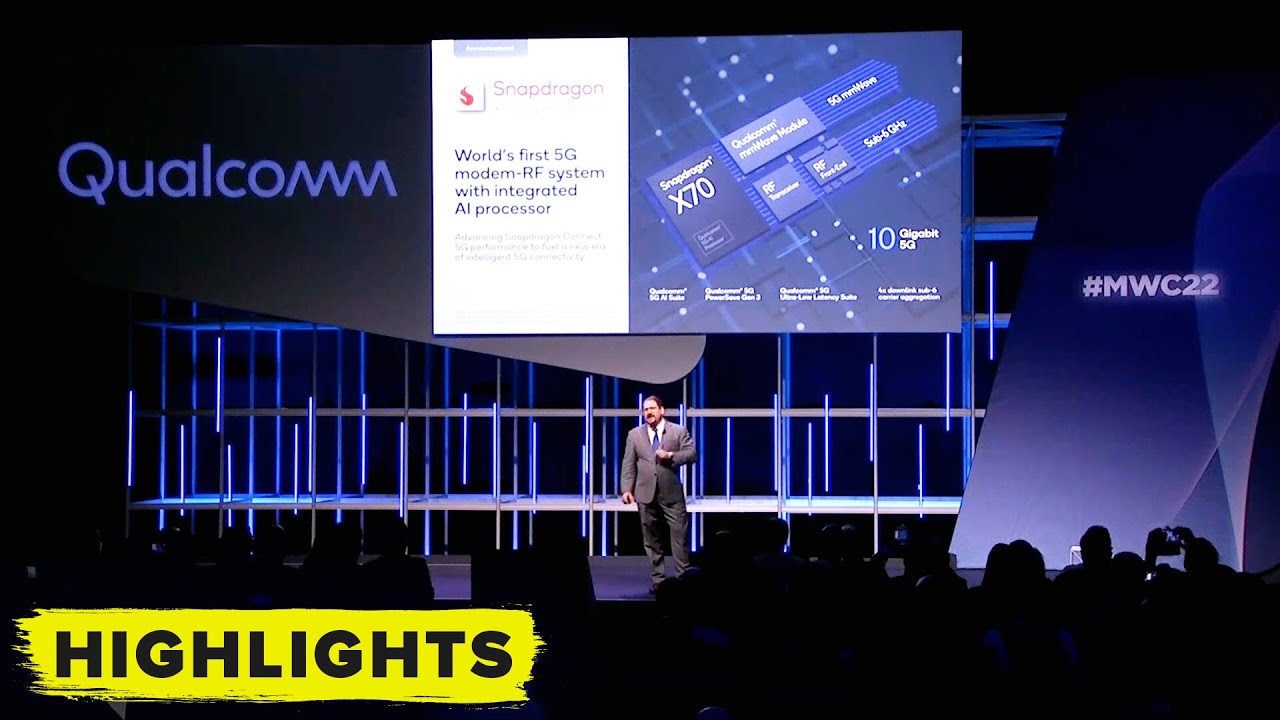 Watch Qualcomm CEO Reveal 5G Modem with AI Chip - YouTube