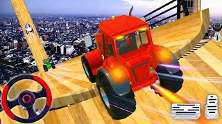 Drive TRACTOR Stunt Simulator | Mega Ramp Tractor Game | Offline Gameplay screenshot 5