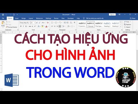 #1 Cách tạo hiệu ứng cho hình ảnh trong word Mới Nhất