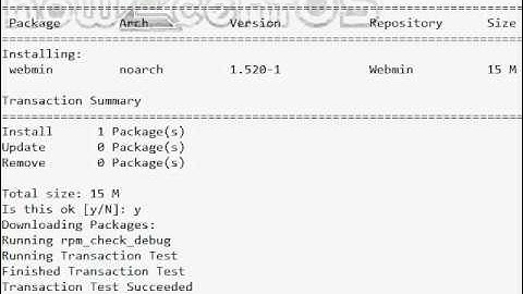 Installing Webmin on CentOS 5.5 Tutorial