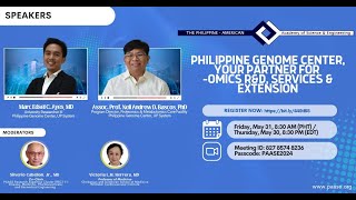 PAASE Webinar: Philippine Genome Center, Your Partner for -OMICS R&D, Services, & Extension