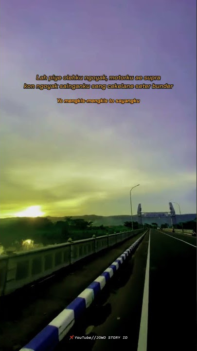 Story wa jawa - Lah wong tumpakanku supra sedangkan sainganku seter bunder, Yo mengkis-mengkis aku