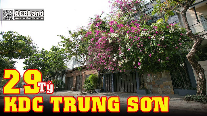 Mua nhà khu trung sơn bình chánh năm 2024