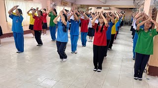 Dance rehearsal at Pathum wittayakorn school #thailand #culture #dance 