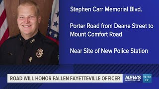 Fayetteville City Council votes to rename street after fallen officer