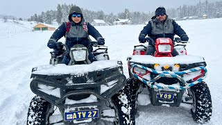 Best View of Scenic Gulmarg | Self Drive 13km ATV ride | Skiing | Heavy Snowfall screenshot 5