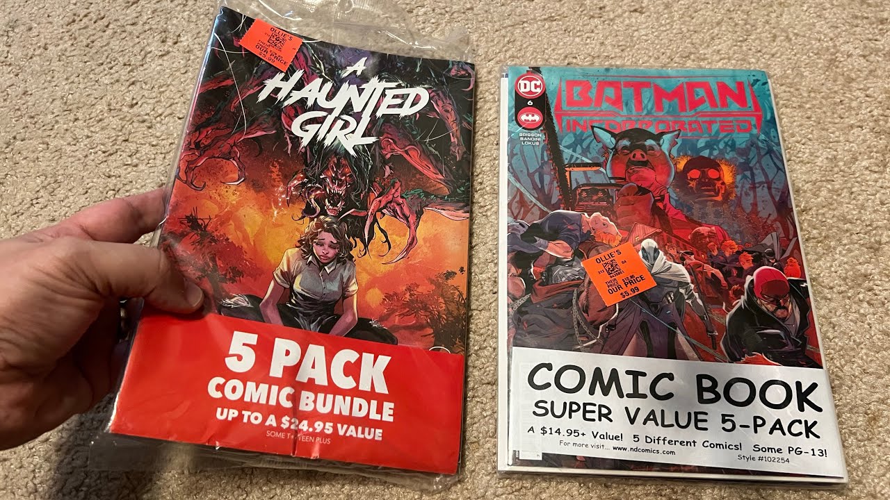 Unintentional ASMR: Opening Mystery Packs of Comic Books