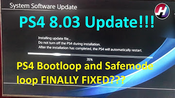 PS4 Firmware 8.03 UPDATE | PS4 BOOTLOOP & SAFEMODE LOOP Fix? PS4 Firmware 8.03 New UPDATE