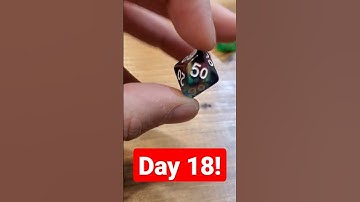 Day 18 of the 30 Day Dice Calendar! #dnd #nerdimmersion #shorts #dice #dungeonsanddragons