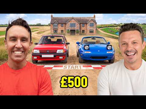 £500 CHEAP CAR CHALLENGE IN MY BACK YARD