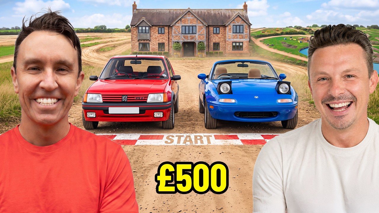 £500 CHEAP CAR CHALLENGE IN MY BACK YARD — Transcript