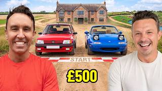 £500 CHEAP CAR CHALLENGE IN MY BACK GARDEN