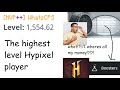 The Man with Hypixel Level 1554
