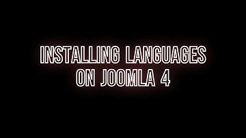 Installing Languages on Joomla [2022]