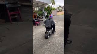 Cold Start And Test Riding Rotary Fatboy Minibike!