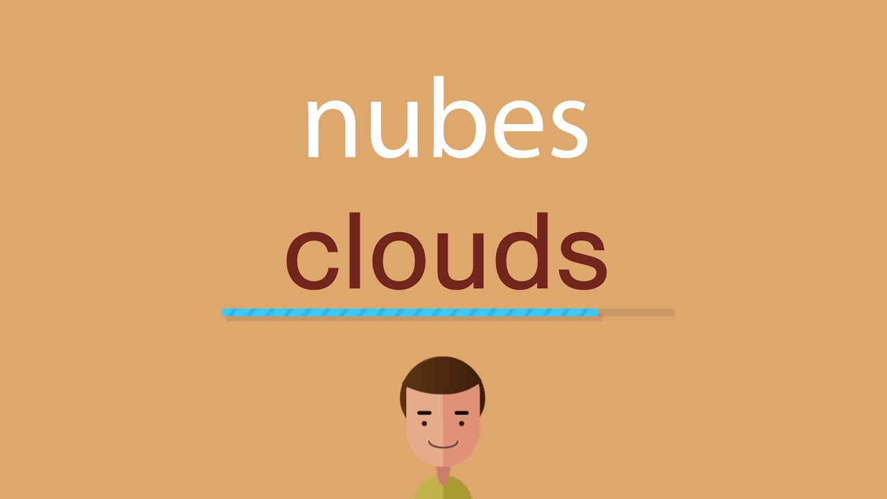 Cómo se dice nubes en inglés - YouTube