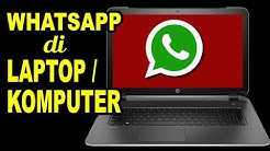CARA MENJALANKAN WHATSAPP di laptop atau komputer PC dengan mudah - Durasi: 4.54. 