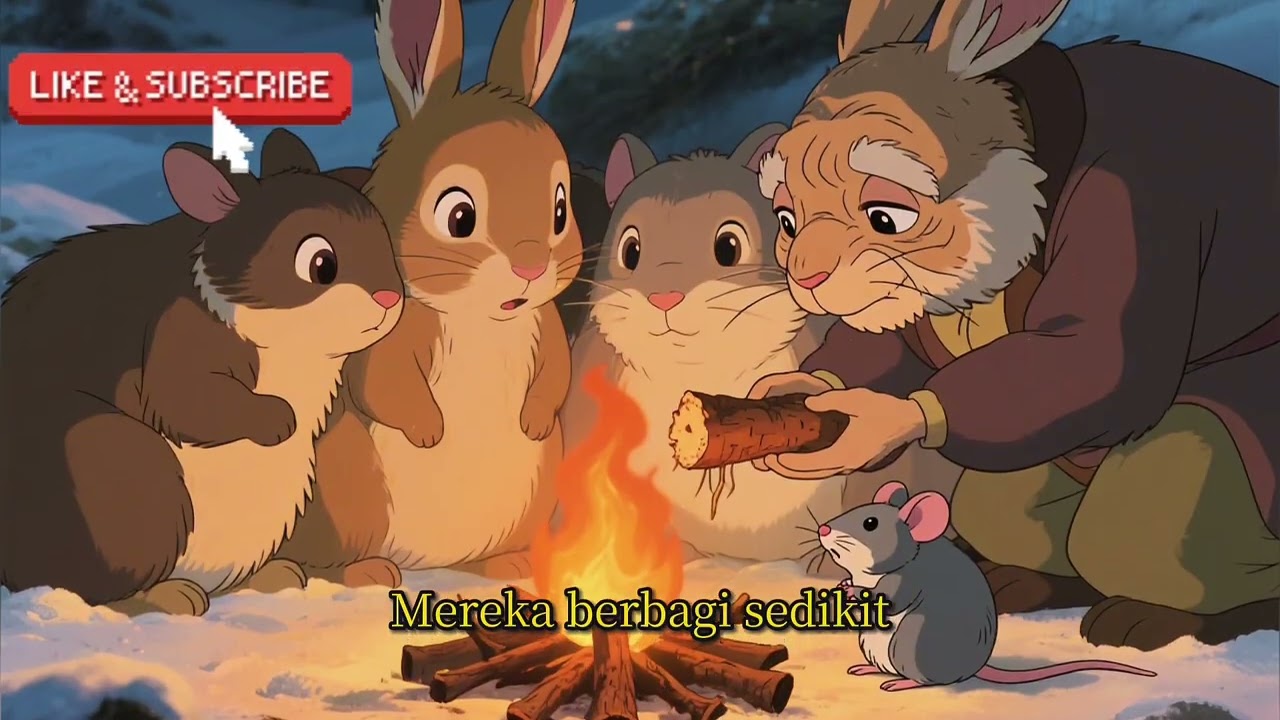 DONGENG SEBELUM TIDUR , "TUPAI YANG BAIK DAN LINCAH" 