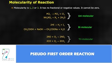 PSEUDO FIRST ORDER REACTION