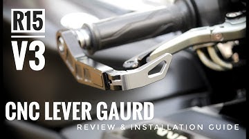R15 V3 Lever guards with Review🔥 &  full installation guide🔥 || watch till the end🔥