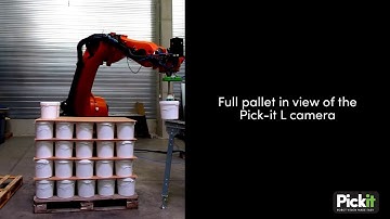 Pickit 3D; Pallet unloading with a Pick it L camera