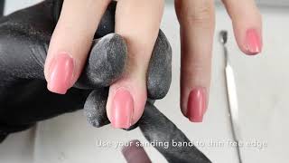 Gel Manicure | &quot;Love&quot; + Empower Matte | Luminary Nail Systems | Structured Manicure w/Matte Top Coat