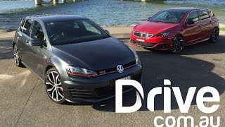 Drive's david mccowen and lucas kennedy argue the merits of their
preferred pocket-rockets., follow us: @drivecomau on twitter |
drive.com.au facebook