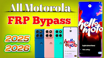 Motorola FRP Bypass Tutorial 2025 || Android 14/15 | Moto Frp Bypass 