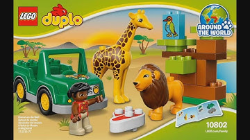 LEGO Duplo 10802 Savanna - instruction timelapse