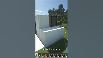 How to build a super simple 2 by 2 flush door in Minecraft Java edition #shorts #minecraft