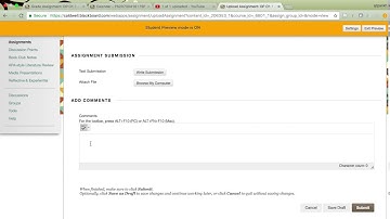 BlackBoard   Write Submission instructional video