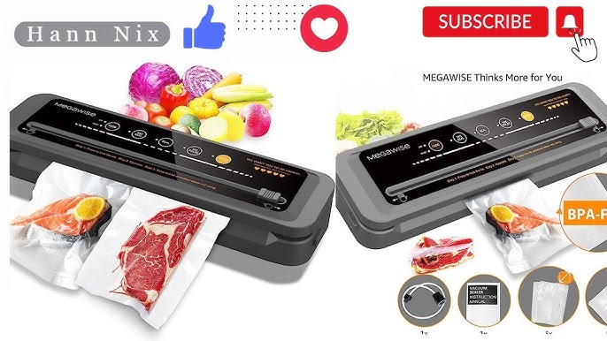  MegaWise Powerful and Compact Vacuum Sealer Machine(Black):  Home & Kitchen