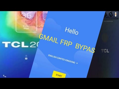 ALL TCL FRP BYPASS GMAIL ACOUNT VERIFICATION.. T775H