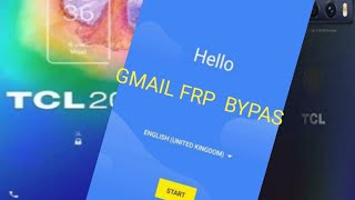 ALL TCL FRP BYPASS GMAIL ACOUNT VERIFICATION.. T775H