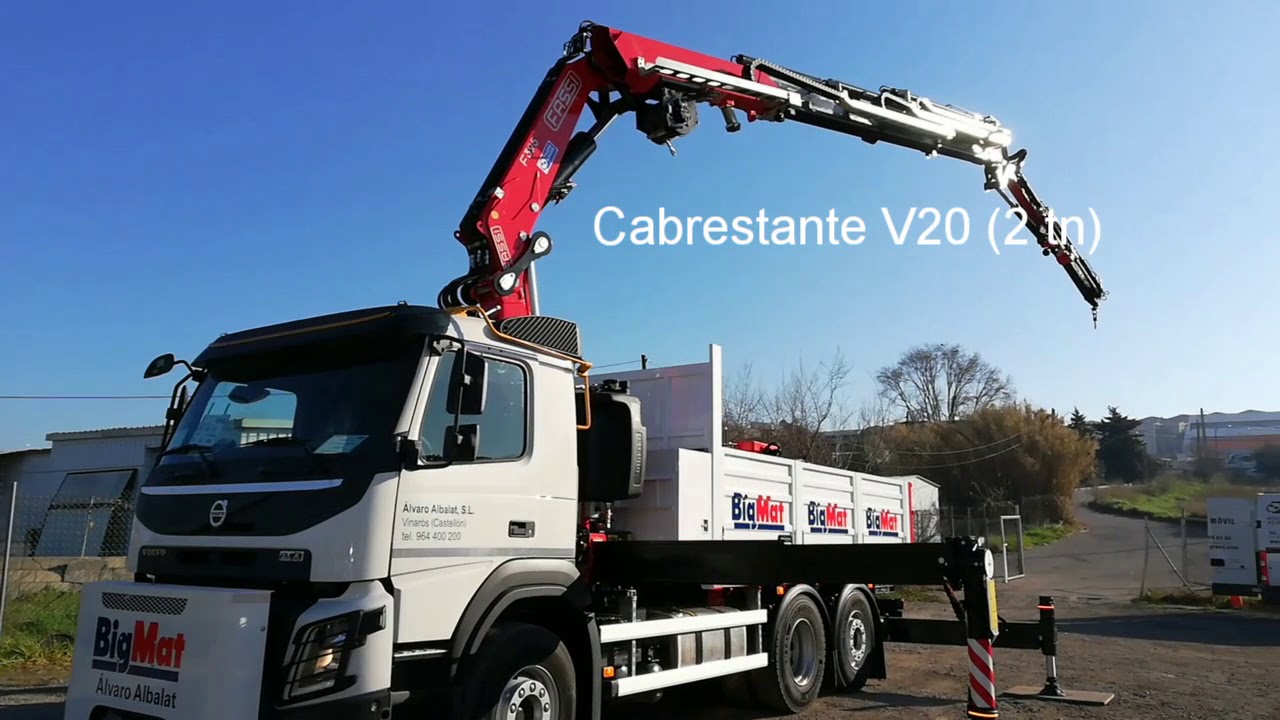 Grúa Fassi F395RA 2 26 + carroceria personalizada