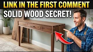 Transform Your Hallway: Easy Solid Wood Narrow Console Table Build