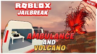 Roblox Jailbreak Live! ðŸ”´|VOLCANO 2B UpdateðŸŒ‹|AMBULANCE CAR ... - 