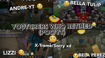 Planetcraft:Youtubers que se retiraron🥺❤️/ Youtubers who retired🥺❤️(Planet Of Cubes/Poc)#planetcraft