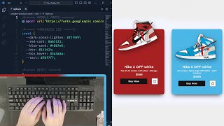 Creating Stylish Sneaker Product Cards with HTML and CSS | DIY Web Design Tutorial