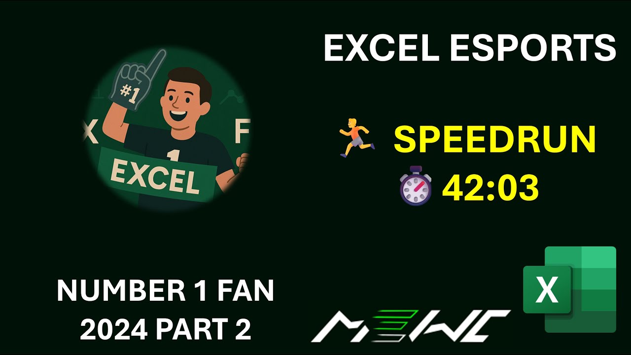 Excel Esports Speedrun: Number 1 Fan 2024 Part 2 in 42:03 - YouTube