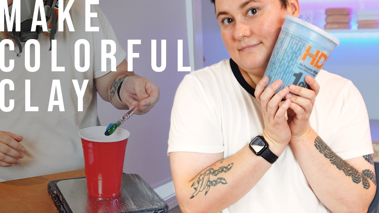 How to Make Colorful Slip with Mason Stains Step-by-Step!