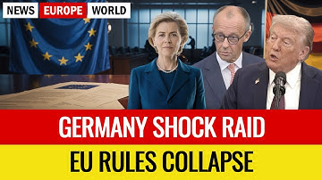 Germany Shock Raid ▪ EU Rules Collapse ▪ Democracy Crisis Europe ▪ Belgium Under Pressure.