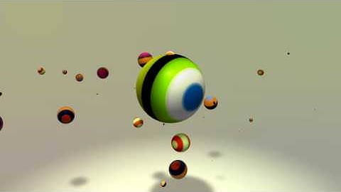 C4d Mograph 2 - physics and attractor object scene